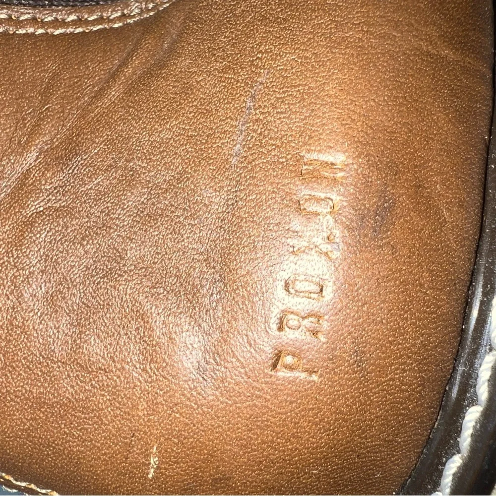 Proxon Premium Workwear Brown Leather Work Boots Oil Resistant Steel Toe Mens 11